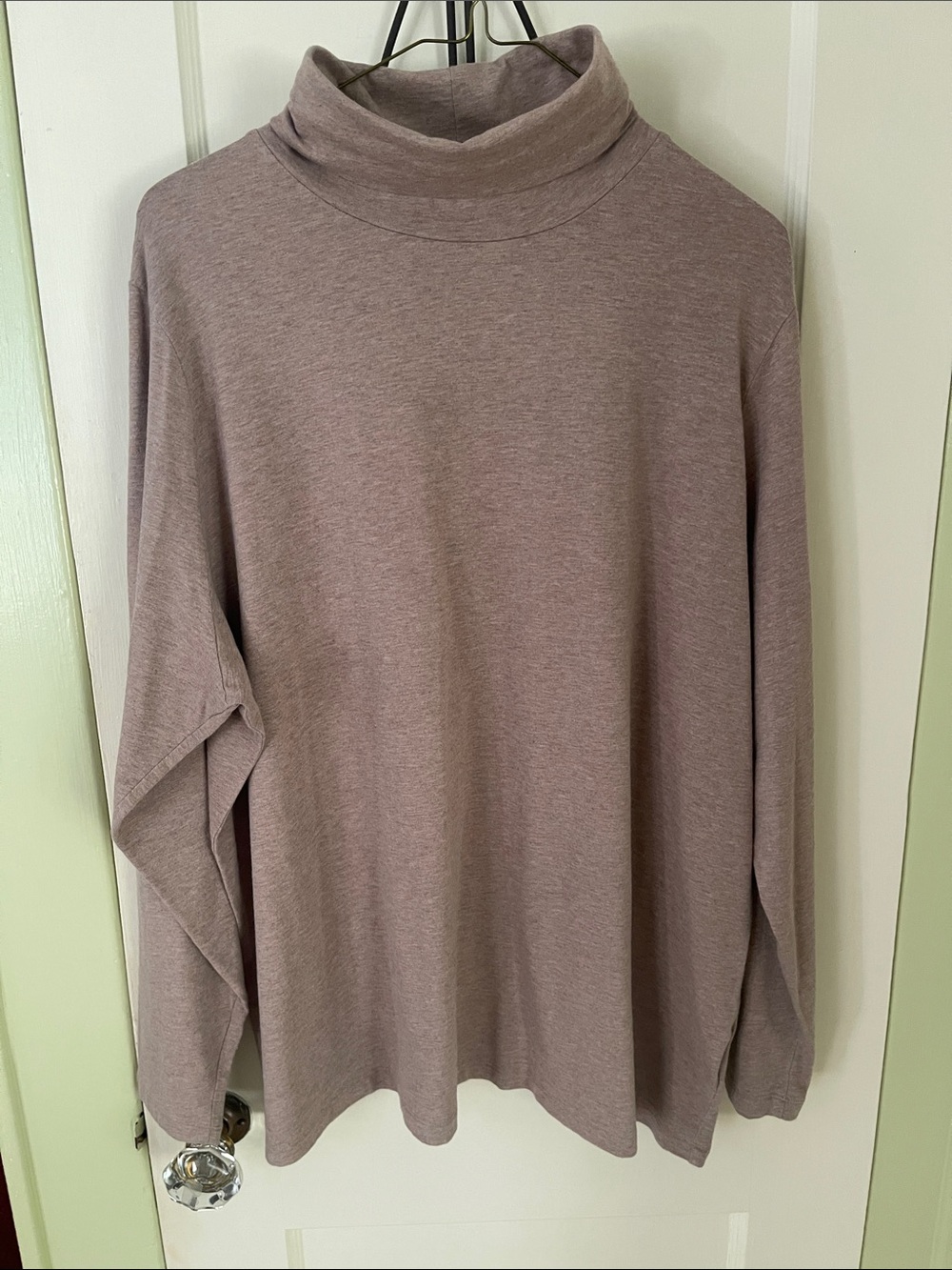Lands End Women's Lightweight Winter Turtleneck - Tan